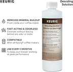 Keurig Brewer Cleanse Kit For Brewer Descaling and MaintenanceIncludes Descaling Solution & Rinse Pods,Compatible Classic/1.0 & 2.0 K-Cup Pod Coffee Makers,5 Count (Pack of 2)