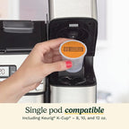 Cuisinart Coffee Center Grind and Brew Plus, Built-in Coffee Grinder, Coffeemaker and Single-Serve Brewer with 6oz, 8oz and 10oz Serving Size, Black/Silver, SS-GB1NAS