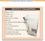 Commercial Electric Food Steamer Cabinet Stainless Steel Steam Warmer 12 Layers Steam Cooker Seafood Steam Oven Heating and Steaming Rice Steambox Multifunctional Food Steamer 110V 12KW