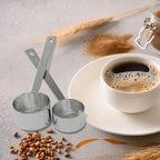 LEIFENY 1PCS 2 Tablespoon Coffee Scoop, Long Handle Measuring Spoon, Two tbsp (30ml, 1/8cup) Stainless Steel Scooper