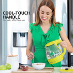 OVENTE Electric Kettle, 1.5L Borosilicate Glass Countertop Water Heater and Boiler for Coffee or Tea, BPA-Free, Auto Shut-Off, Boil-Dry Protection, Removable and Washable Spout Filter, Green KG83G