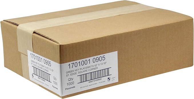 Paterson Paper Placemats Paper Greek Key (10x14, 1000/Case)