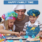 42-Piece Kids Cooking Set - Real Knife, Baking Set, Pots & Pans, Pretend Play Toys - Apron & Chef Hat for Boys