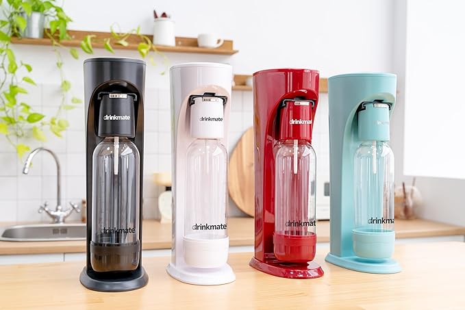 Drinkmate Carbonation Bottles (Twin-Pack) (1L, Black)