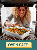 NEEBAKE 50 Pack 8x6 Disposable Aluminum Pans with Lids Aluminum-Foil-Pans-Tin-Foil-Baking-Pans-Tin-Trays-Food-To-Go-Containers-for-Meal-Prep-Cooking-Roasting-Heating-Takeout