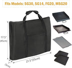 Yoyong Griddle Carry Bag - Fits Camp Chef SG30, SG14, FG20 & MSG20 - Waterproof Cast Iron Griddle Bag - 600D Heavy Duty - 21.5" L x 17" H