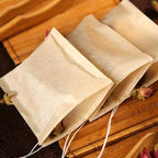 NEPAK 600 Pcs Disposable Tea Bags with Drawstring,Tea Filter Bags,Empty Tea Bags for Loose Leaf Tea(2.36 x 3.15 inch)