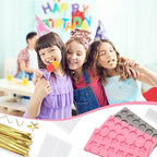 303Pcs Silicone Lollipop Molds Kit, Lollipop Maker Molds Set, Non-Stick Lollipop Candy Molds for Chocolate, 3D Flower Silicone Mold for Hard Candy with 100P Sticks, 100P Candy Bags, 100P Ties