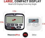 TempPro TM01(2 Pack) Kitchen Timers for Cooking with Count Up Countdown Timer, Digital Timer for Kids with Touch Backlit, Study Timers for Classroom Teacher Supplies (Previously ThermoPro)