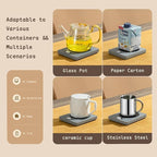 Coffee Mug Warmer for Desk, Electric Coffee Cup Warmer with Warm & Hot Settings, Universal Fit for Most Mugs, Ideal Warmer for Coffee, Tea, Milk & Beverages