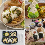 choxila Onigiri Mold, Stainless Steel Rice Ball Mold Sushi Maker, Classic Triangle Spam Musubi Mold for Kids Lunch Bento and Home DIY
