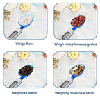 HERCHR Electronic Digital Spoon 500/0.1g Kitchen Scales Measuring Tool Food Scale Spoon Electronic Measuring Spoons Weight Scale Portable Spoon with Scale for Milk, Tea, Flour, Spices
