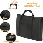 Yoyong Griddle Carry Bag - Fits Camp Chef SG30, SG14, FG20 & MSG20 - Waterproof Cast Iron Griddle Bag - 600D Heavy Duty - 21.5" L x 17" H