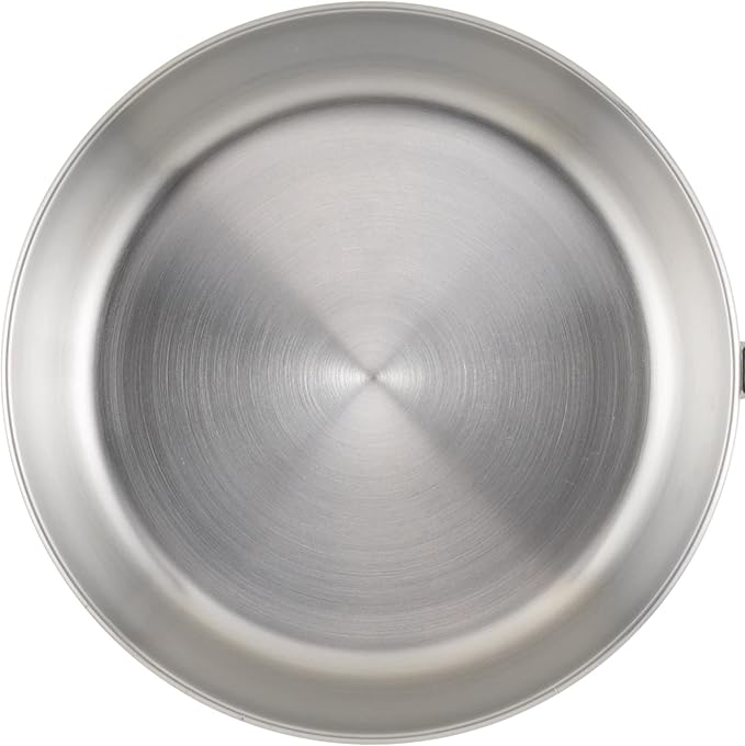 Farberware Classic Stainless Steel Frying Pan Set / Fry Pan Set / Stainless Steel Skillet Set - 8.25 Inch and 10 Inch, Silver