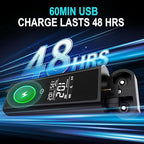 Wireless Meat Thermometer Bluetooth Digital, Smart Meat Thermometer with Booster Base, IP67 Waterproof Probe, ±1.8°F Accuracy, 100m Range, Rechargeable BBQ Cooking Thermometer for Grill, Smoker Black