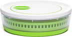 PrepWorks 4 Qt Collapsible Salad Spinner – Space-Saving, BPA-Free, Easy-to-Use for Quick Salad Washing & Drying, Dishwasher Safe
