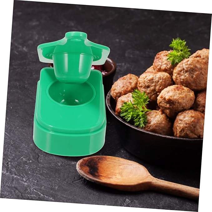 Meatball Maker 7.67 Inch Ergonomic Meatball Scoop Tool for Quick and Easy Making of Meatballs Fish Balls Shrimp Balls and Tofu Balls Kitchen Gadget with Smooth Surface and Effortless Release