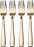 Mikasa Delano Gold Plated 20-Piece Stainless Steel Flatware Set, Service for 4
