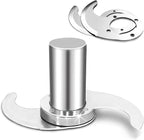 27055 Modular Blade for Robot Coupe Food Processor R2, R2A, R2N, R2B, R2U, R201, R211, Stainless Steel Case & 2-Pack Spare Blades, Microplastic-Free, Reusable, 5 Year Warranty