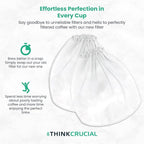 1 Replacement Strainer Bag Compatible With Toddy« Cold Brew System 5 Gallon Commercial Brewers, Washable & Reusable (1 Pack) - by Think Crucial