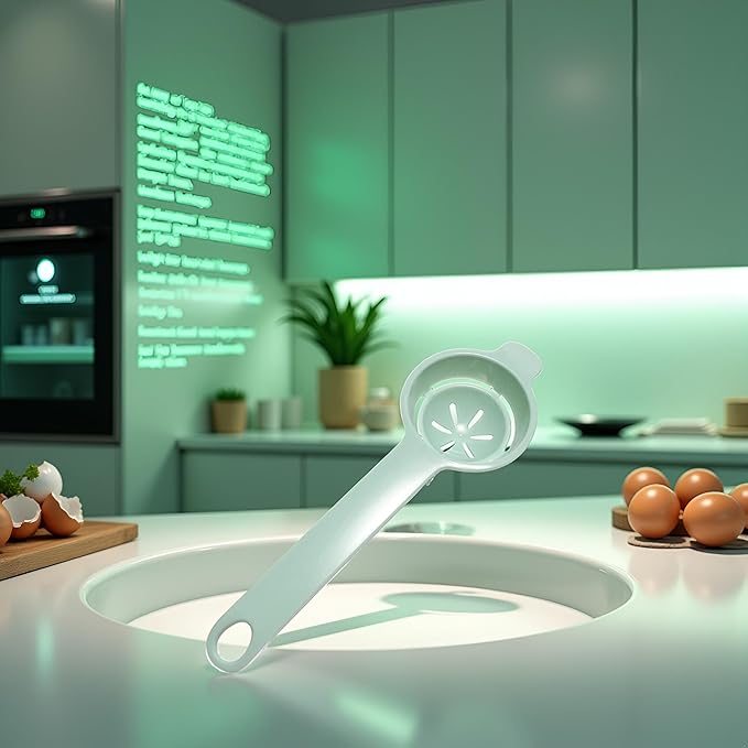 Light Green Egg White Yolk Separator Tool Food-grade Egg Baking Cooking Kitchen Tool Hand Egg Cooking Tools Egg Divider Seperator Egg Separators Specialty Tools and Gadgets