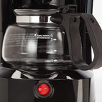 Dominir Compact Coffee Pot Brewer Machine, Quiet Operation with On/Off LED Indicator Light, Convenient Cord Storage and e, Black