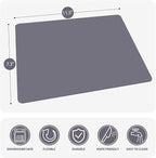WK Small Flexible Plastic Cutting Boards for Kitchen Set of 3, Non Slip Cutting Mats for Meat, Mini Cutting Board Mats, BPA Free, Dishwasher Safe, 7.3x11.5"