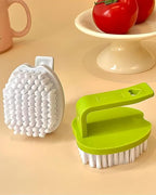 Vegetable Scrubber Brush- 3 Pack Fruit and Vegetable Brushes,Vegetable Brush Scrubber for Food,Veggie Wash Brush with Stiff Bristles Vegetable Cleaner Brush for Fruits,Potatoes,Carrots & More