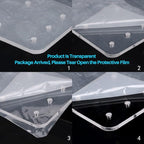 Goabroa Cake Pop Stand, 21 Holes Clear Acrylic Cake Pop Kit with 300 PCS Cake Pop Sticks and Wrappers, Cake Pop Maker for Weddings Birthday Parties Baby Shower Halloween