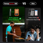 TempPro TempSpike 2000FT Wireless Meat Thermometer Digital with 2 Ultra-Thin Meat Probe, Grill Thermometer Wireless for Smoker, BBQ, Grill, Turkey, Kitchen Cooking Thermometer (Previously ThermoPro)
