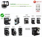 12-Cup Replacement Coffee Carafe Compatible with Hamilton Beach Coffee maker Pot & All Flex Brew Coffee Maker, Not Compatible Procter Silex series