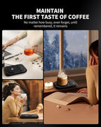 Coffee Mug Warmer, 3-Temp Settings USB Coffee Mug Warmer, 113℉/131℉/149℉ Plug in USB Candle Warmer Beverage for Coffee, Cocoa, Tea, Candle, Mom Gifts Women Gifts