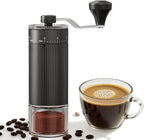 Mini Manual Coffee Grinder with 40 Adjustable Settings, Portable Hand Coffee Bean Mill with 30g Capacity, Conical Burr Coffee Grinder with Crank for Travel, Camping, Office, Espresso, Pour Over, etc