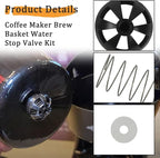 Coffee machine parts 2-Pack Coffee Replacement Brew Basket Spring Loaded Stopper Kits Fits For Mr. Coffee Hamilton Parts Number 990117900 990237500 Coffee Machine Accessory