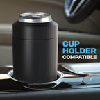 Frost Buddy Universal Can Cooler - Fits all - Stainless Steel Can Cooler for 12 oz & 16 oz Regular or Slim Cans & Bottles - Stainless Steel