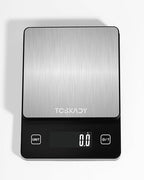 Food Scale 0.1g Precise Graduation,11lb Digital Kitchen Scale with 10 Units LCD Display and Tare Function, Compact Design for Baking, Healthy Cooking,Meal Prep, 304 Stainless Steel