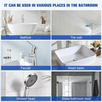 2Pcs Stubborn Stains Cleaner,Limescale Cleaner,Bathroom Foam Cleaner Spray,Bathroom Descaler Cleaner,All-Purpose Bathroom Descaler Foam Spray 2.02 floz