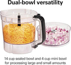 Hamilton Beach Stack & Snap Food Processor and Wave Action Blender Bundle