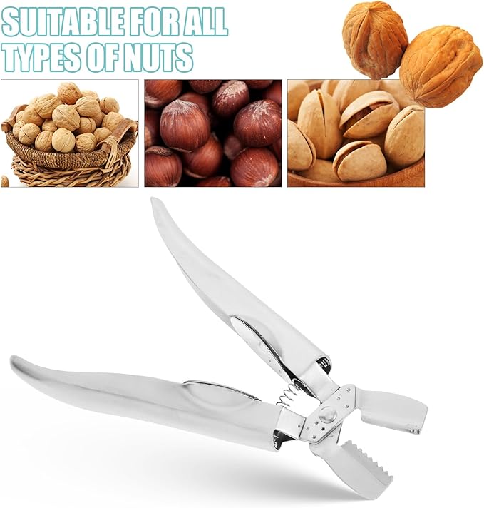 Chestnut Opener and Nut Cracker Tool 304 Stainless Steel Cross-shaped Chestnut Sheller Peeler for Walnuts Hazelnuts and Seafood Kitchen Specialty Gadget