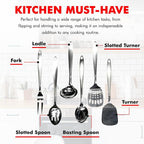 Chef Craft Select Turner/Spatula, 13.5 inch, Stainless Steel