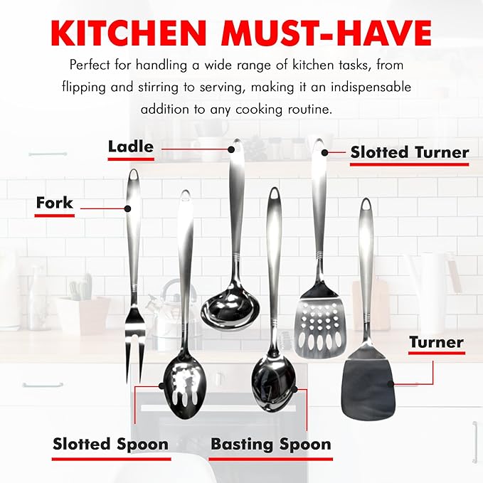 Chef Craft Stainless Steel Slotted Turner