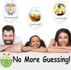 Lasubst Egg Timer for Boiling Eggs that Changes Color When Done, Green