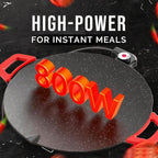Indoor Smokeless Electric Griddle, 2026 Upgraded 1500w Portable Electric Korean BBQ Grill, Non-stick Round Grill Pan for BBQ, Tortillas, Steaks, Burgers, Pancakes (14.2in)