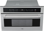 KoolMore 30 in. Built-in Microwave with Convection Oven and Air Fryer, 1000W Power with 10 Levels, UL Listed and 1.6 cu. ft. Capacity in Stainless-Steel (KM-CWO30-SS)
