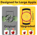 Newness 5.12 - Inch Large Apple Slicer Corer, Cut 12 Thin Slices All the Way Through, HEAVY - DUTY Stainless Steel Apple Corer & Slicer Dishwasher Safe