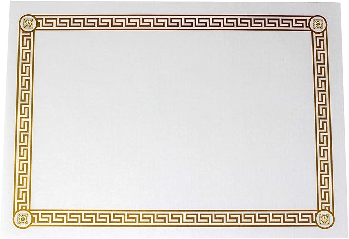 Paterson Paper Placemats Paper Greek Key (10x14, 1000/Case)