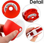 2 Pack Pastry Cutting Wheel, Pastry Wheel Decorator Pie Crust Pastry Wheel and Cutter for Cutting Pastry, Rolled Pastry Pie Crimper, Baking & Cooking Tool for Apple Pie Crust or Ravioli Pasta
