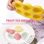 Fruit Theme Silicone Molds for Candy Making, 2 Pack Strawberry & Lemon Gummy Molds Set, Non-Stick 6-Cavity Fruit Snack Molds for Chocolate, Jelly, DIY Kitchen Baking Supplies