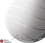 AeroPress XL 316 Stainless Steel Reusable Filter, Durable Metal Coffee Filter, Sustainable, Eco-Friendly, Travel-Friendly, Fits XL Size AeroPress Manual Coffee Makers