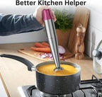 Turelar Immersion Blender Handheld Corded Hand Blenders Set 1100W, Trigger Variable Speed 5 in 1 Stick Emulsifier with Chopper, Whisk and Frother for Soup, Baby Food and Smoothies, Rose Red